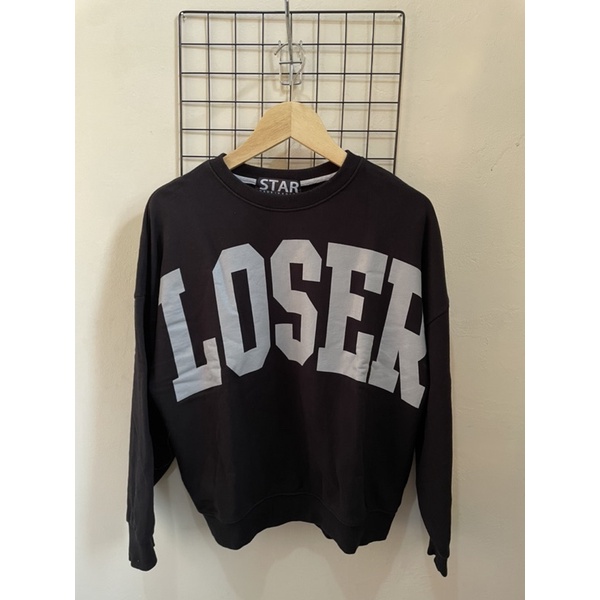 THRIFT Crewneck Winner Loser Black SALE