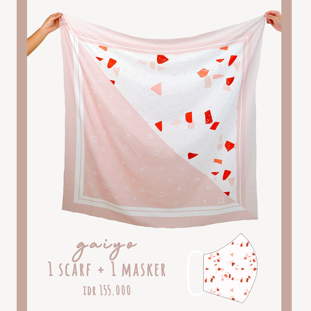 Gaiyo Set by Famine / hijab / scarf / hijab voal / scarf voal / hijab satin / scarf satin