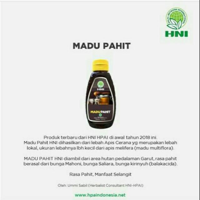Madu Pahit HNI