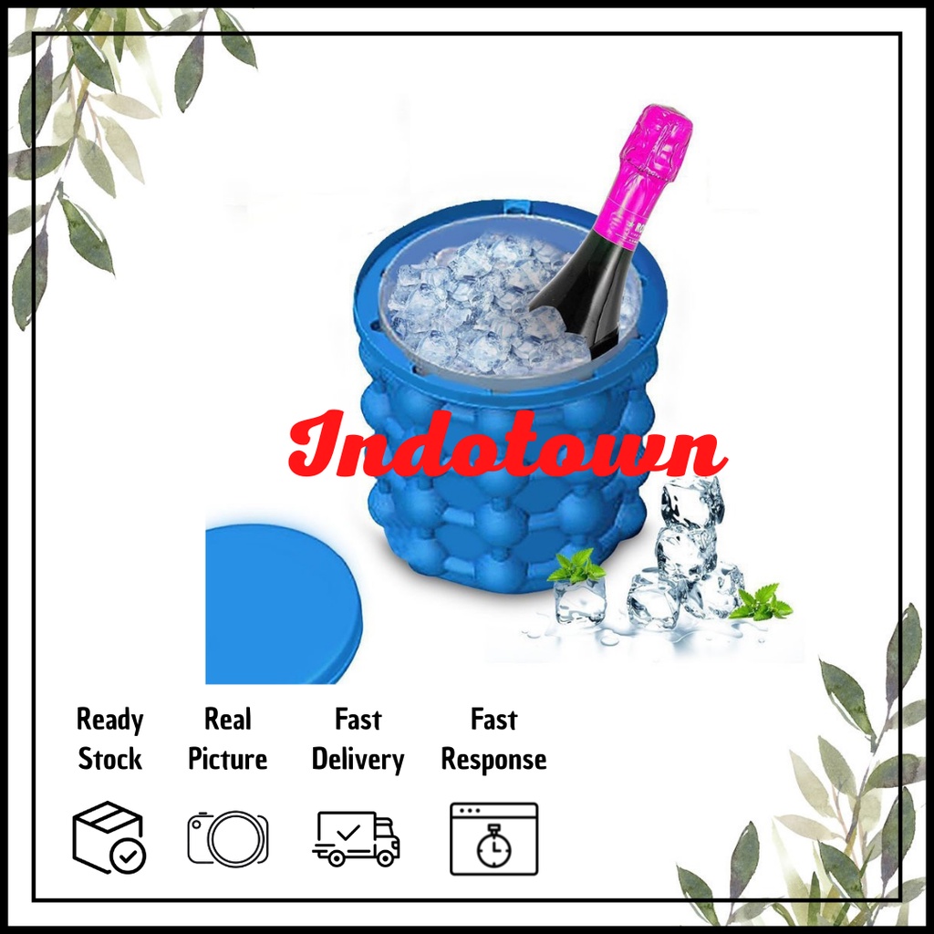 Cetakan Es Batu Silikon Cetakan Es Batu Bulat Kristal Pencetak Tempat