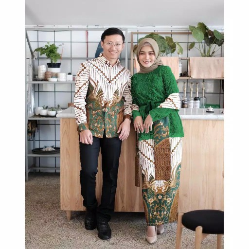 Maura Couple - Sania Ruffle Batik Couple Ori Ndoro Jowi Dnt Garansi Termurah Shopee - Mika Hijau