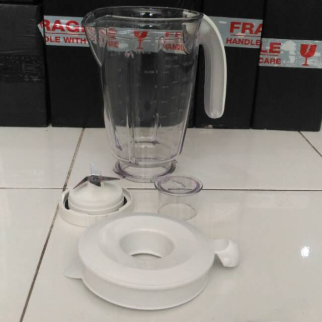  Gelas  Blender Philips Mika Set  Ori HR 2115 2116 2061 