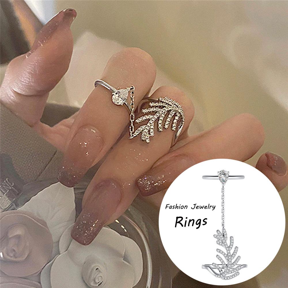 Lily Punk Cincin Hadiah Hip-Hop Perhiasan Multi-layer