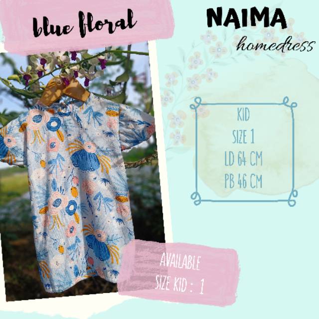 daster anak / naima homedress