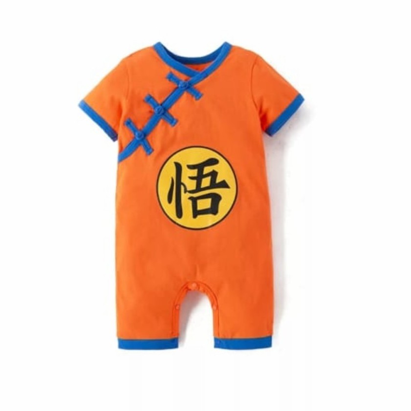 baju bayi jumper pendek dragon ball for baby 0-2 tahun