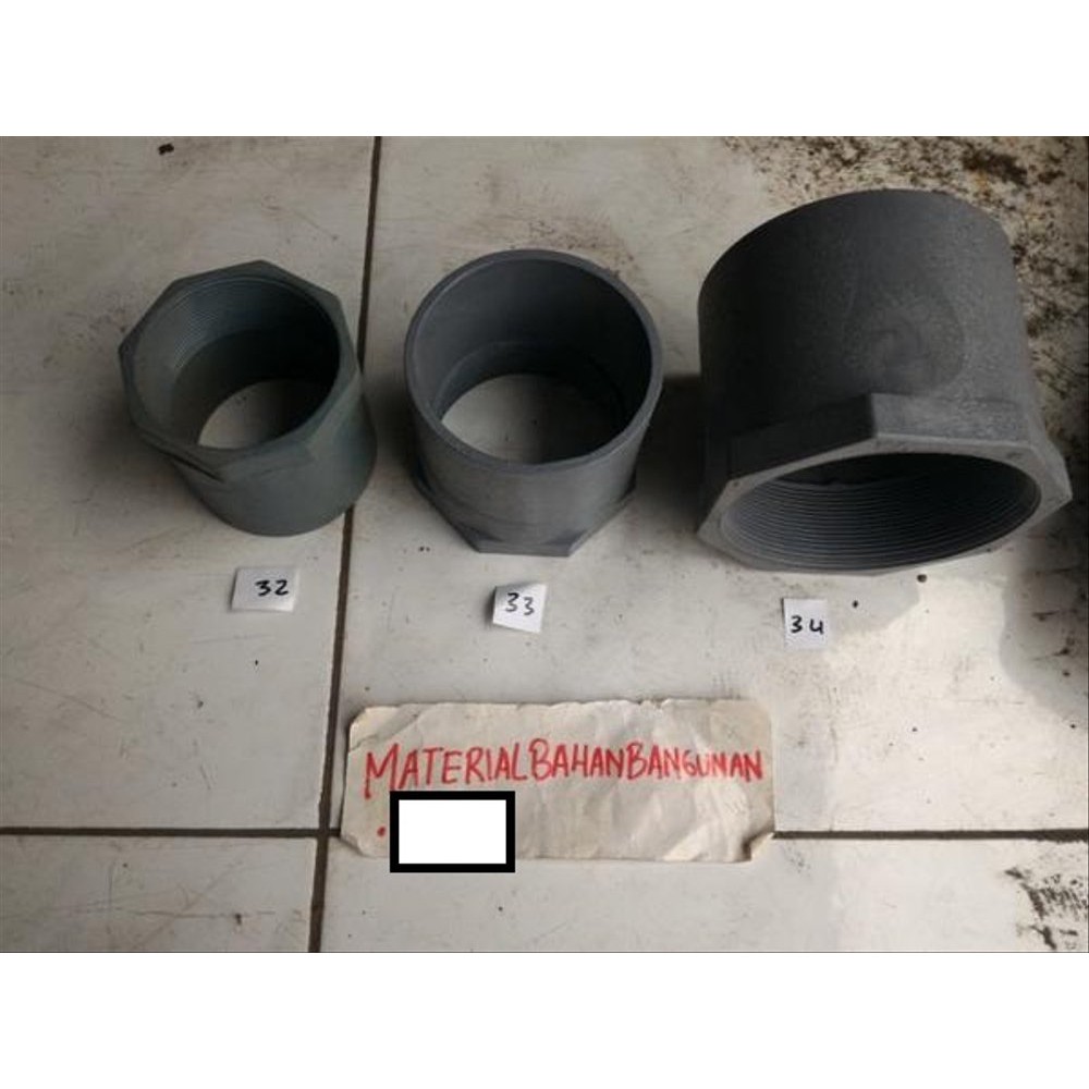 Unik sock drat dalam 2 1/2 inch SUPERLON aw pvc SDD 2,5 inch PVC sok drat Limited