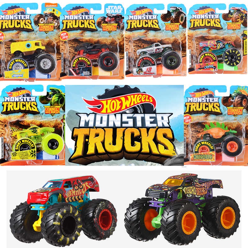 BEST SELLER | (1/2) TERMURAH! Hot Wheels Monster Trucks GLOW IN THE DARK 1/64 SKYLINE R34 fast furious HUMVEE JURASSIC PARK JEEP Diecast Marvel Spiderman Hulk Thanos Mega Wrex 5 Alarm Spongebob Super Mario Donkey Kong volkswagen momo land ROVER  big foot