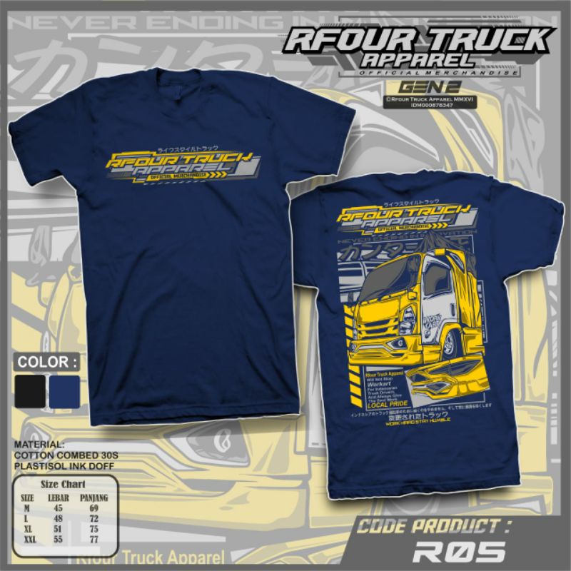 KAOS TRUK TERBARU KAOS TRUK ORIGINAL KAOS TRUK MANIA KAOS TRUK ANTI GOSIP BAJU TRUK OLENG