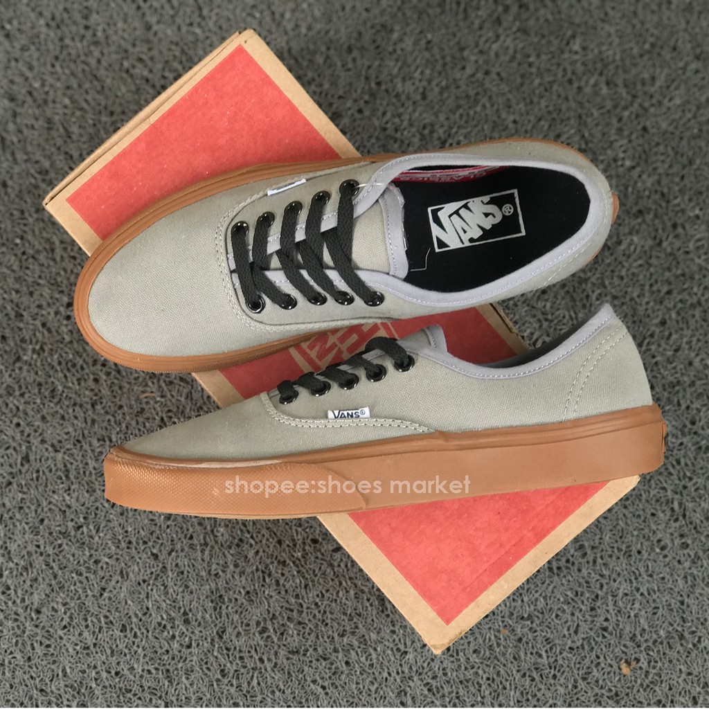 OBRAL SEPATU VANS AUTHENTIC GREY GUM