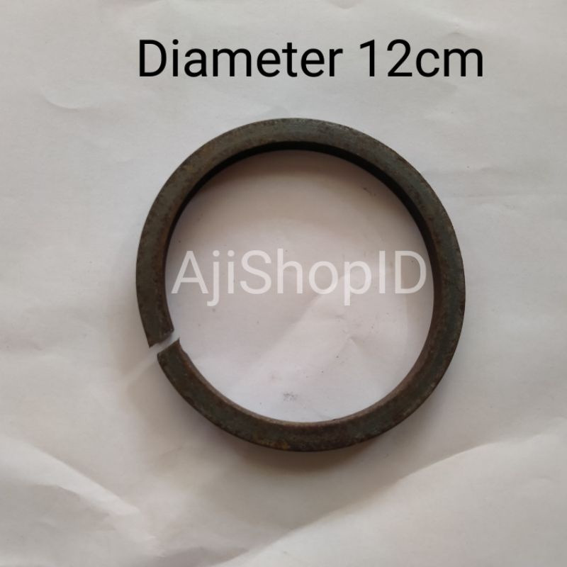 Ornamen pagar besi lingkaran nako diameter 12cm