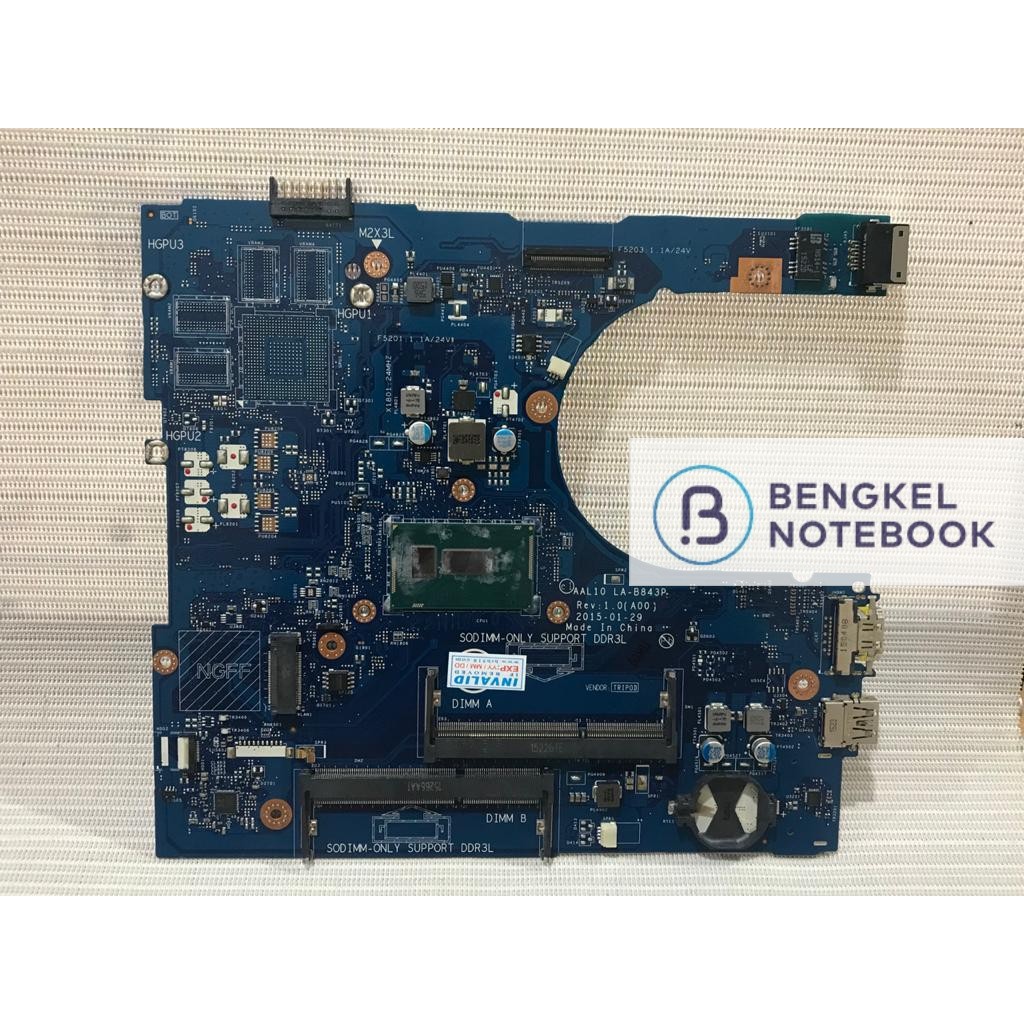 Motherboard Dell Inspiron 15 5558 5458 5758 Dell Vostro 3458 3558 AAL10 LA-B843P Intel Core i5 VGA Intel