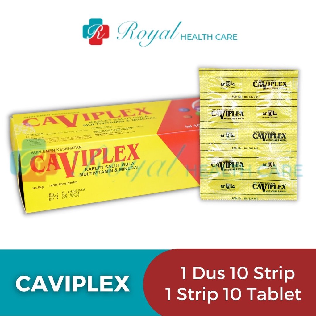 CAVIPLEX BOX 100 TABLET Membantu Memenuhi Kebutuhan Vitamin dan Mineral