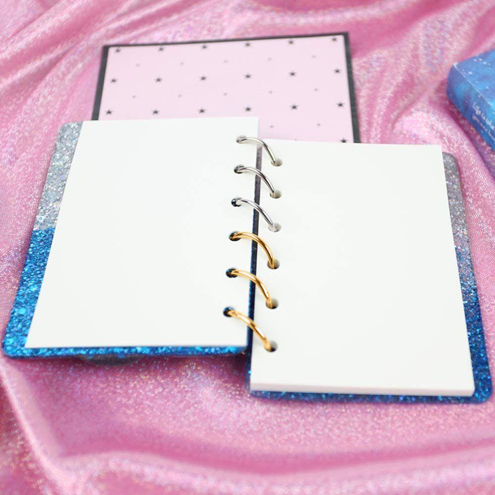 Top Notebook Cover Cetakan Resin A5 A6 A7 UV Epoxy Crystal Casting Mold