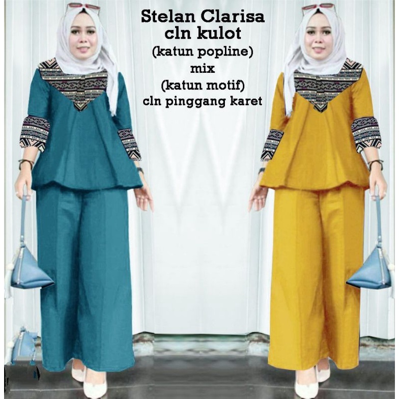 STELAN CLARISA Celana Kulot Jumbo B1-Love 9033-9520-9817 ( XL,XXL,XXXL )