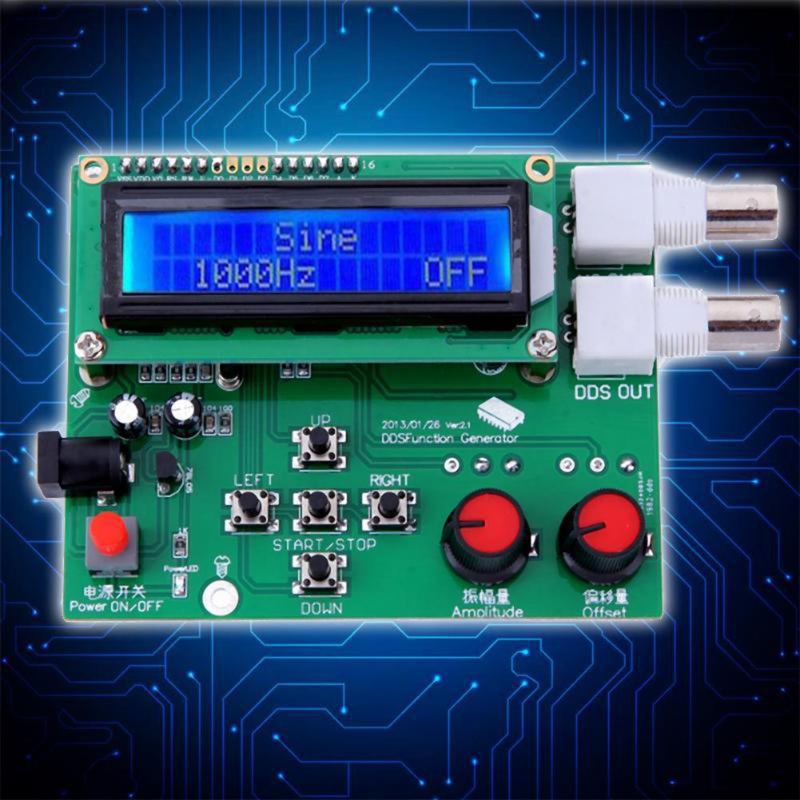 Papan PCB Generator Sinyal btsg Ddsfungsi Intuitif 5tombol Bacaan Jernih