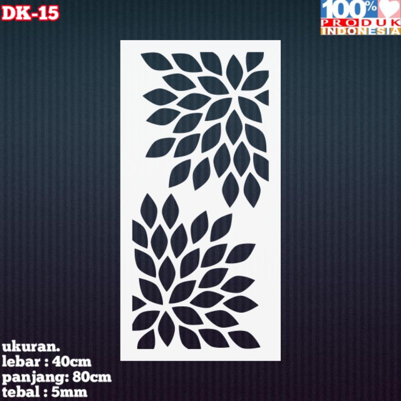 KRAWANGAN PVC BOARD / ORNAMEN PVC FOAM BOARD / DK-15