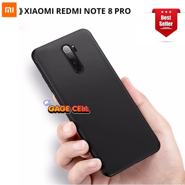SOFTCASE BLACK MATTE REDMI NOTE 8 PRO - SOFTCASE MATTE XIAOMI REDMI NOTE 8 PRO CASE MATTE PREMIUM