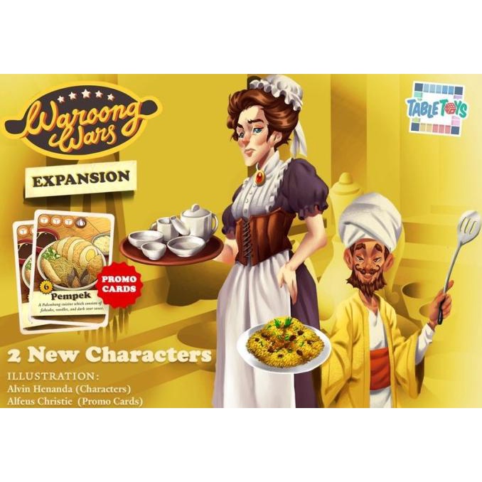 siap kirim] Waroong Wars (Second Edition) Character Expansion Board Game