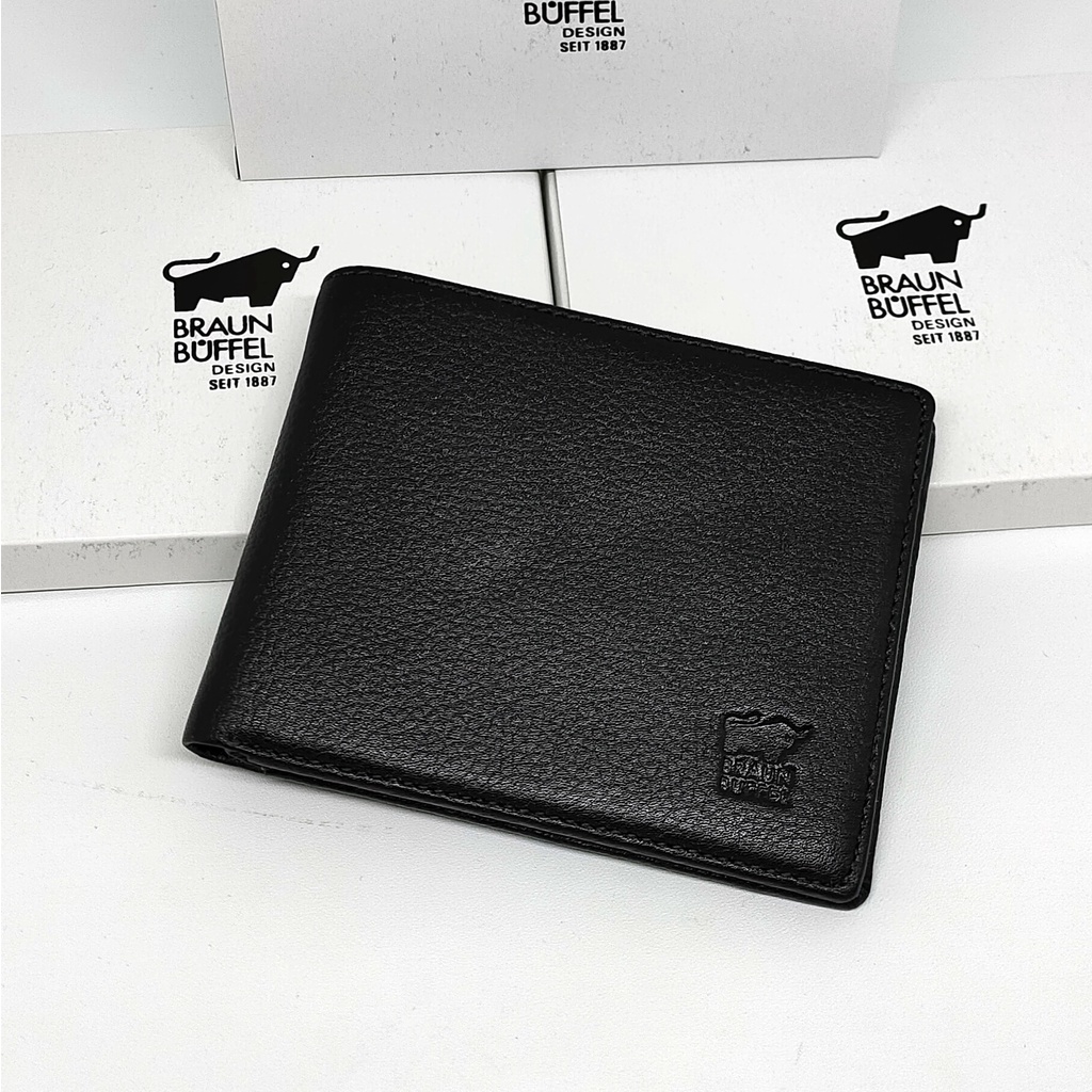 DOMPET PRIA KULIT IMPORT BRAUN BUFFEL BB 01 SIMPLE MODEL TIDUR