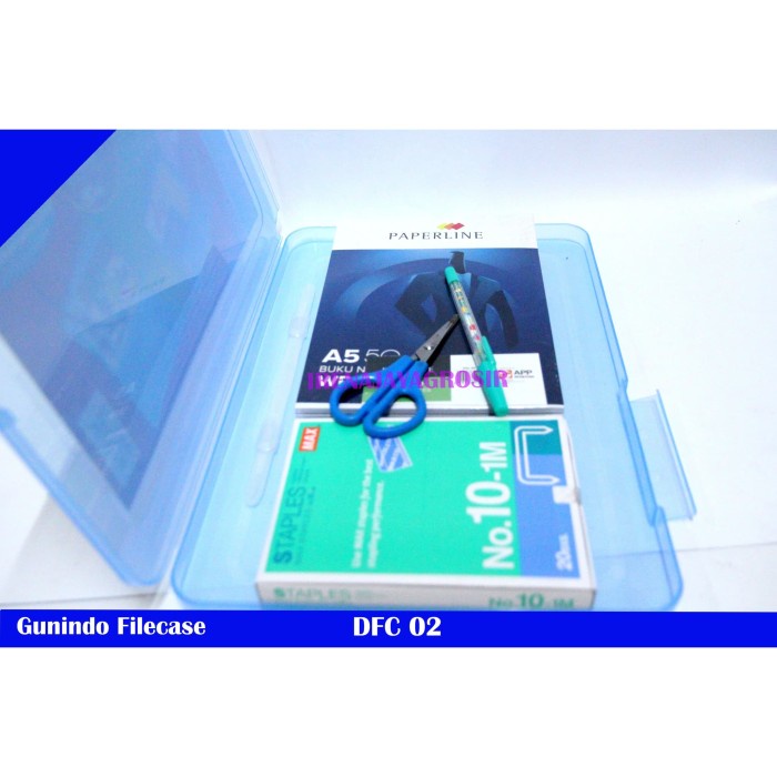 

File-Box- Gunindo Box File / File Case / Tempat Menyimpan Dokumen Dfc 002 F4 - Biru -Box-File.