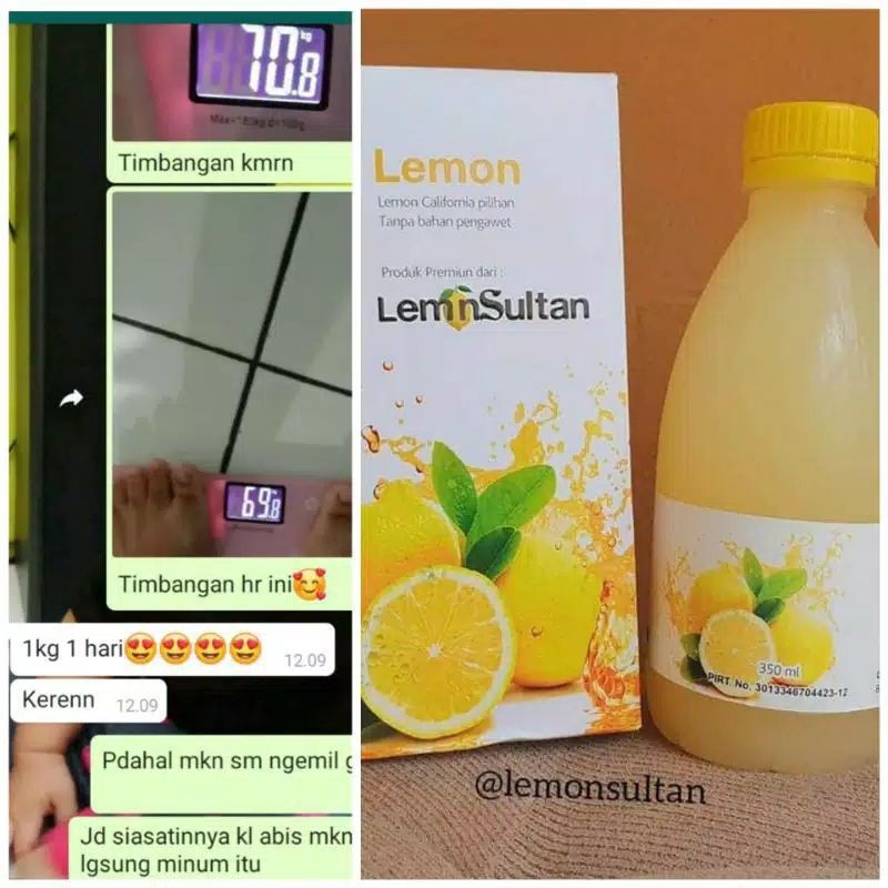 

LEMON SULTAN-LEMON SULTAN PERASAN SARI LEMON ASLI 100%