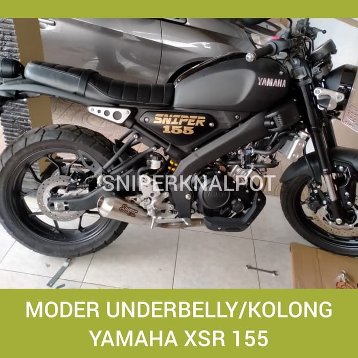 Knalpot Yamaha XSR155 XSR155 underbelly kolong