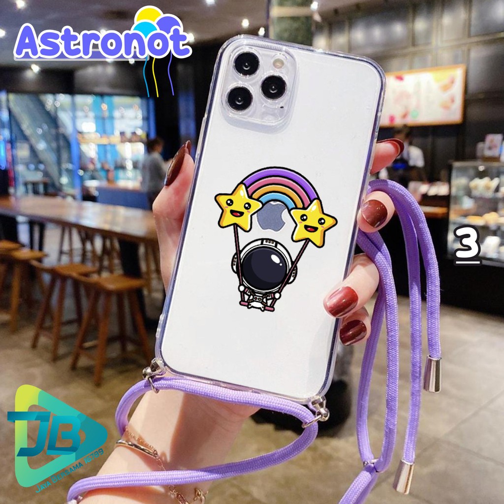 SOFTCASE SLINGCASE LANYARD BENING ASTRONOT INFINIX NOTE 8 HOT 9 PLAY X680 X682 10 LITE JB4723