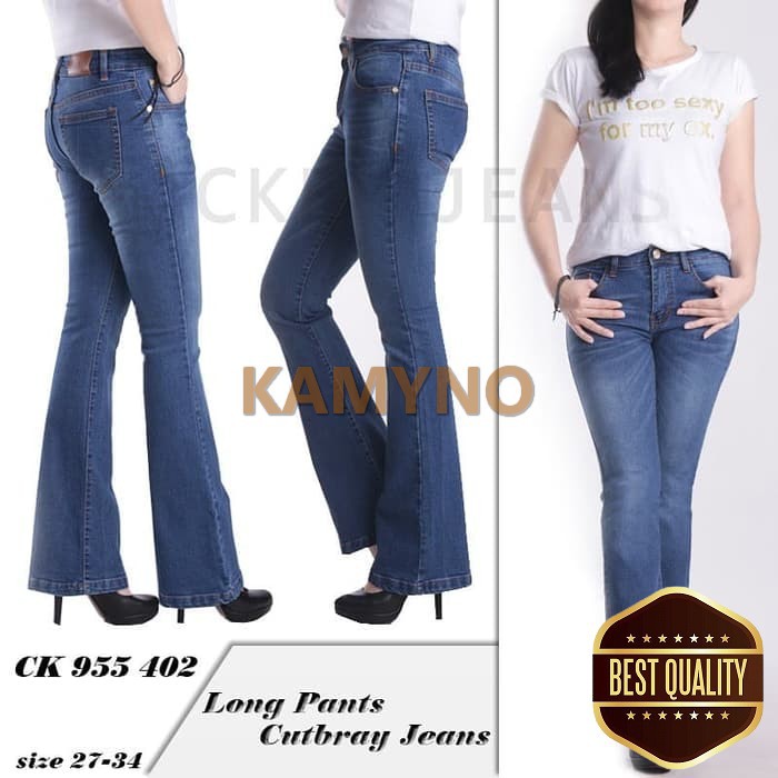 [Pengiriman Cepat]Musim Semi Dan Musim Panas Baru Celana Jeans Le YA733 Celana Jeans Jumbo Cutbray