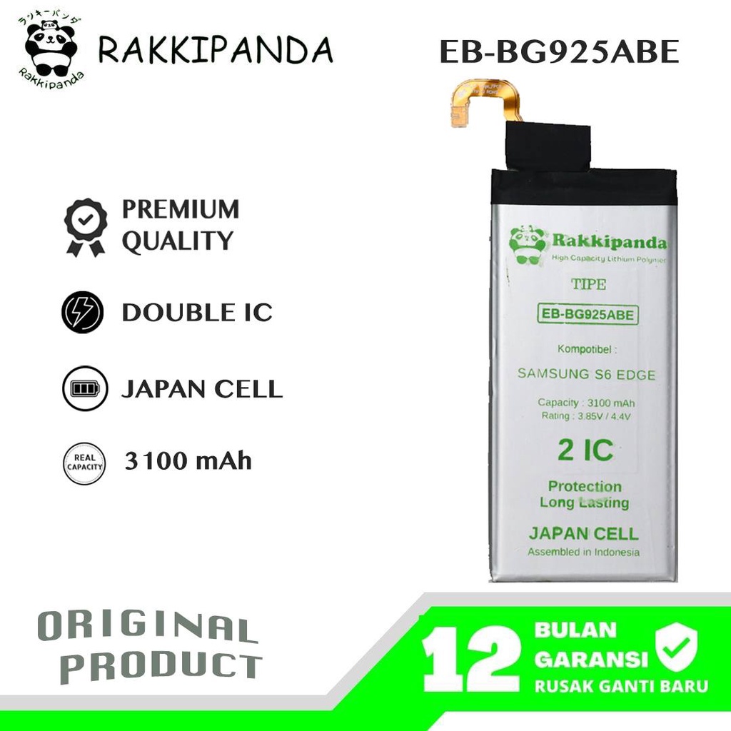 (R/K)- RakkiPanda - BG925ABE Samsung S6 Edge G9250 Batre Batrai Baterai