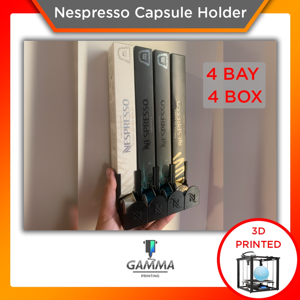 Nespresso Capsule Cup Dispenser 4 Box / Bay Holder Coffee Stand