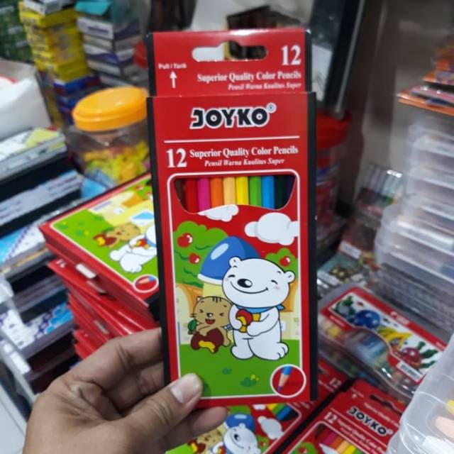 

PENSIL WARNA JOYKO ISI 12 warna