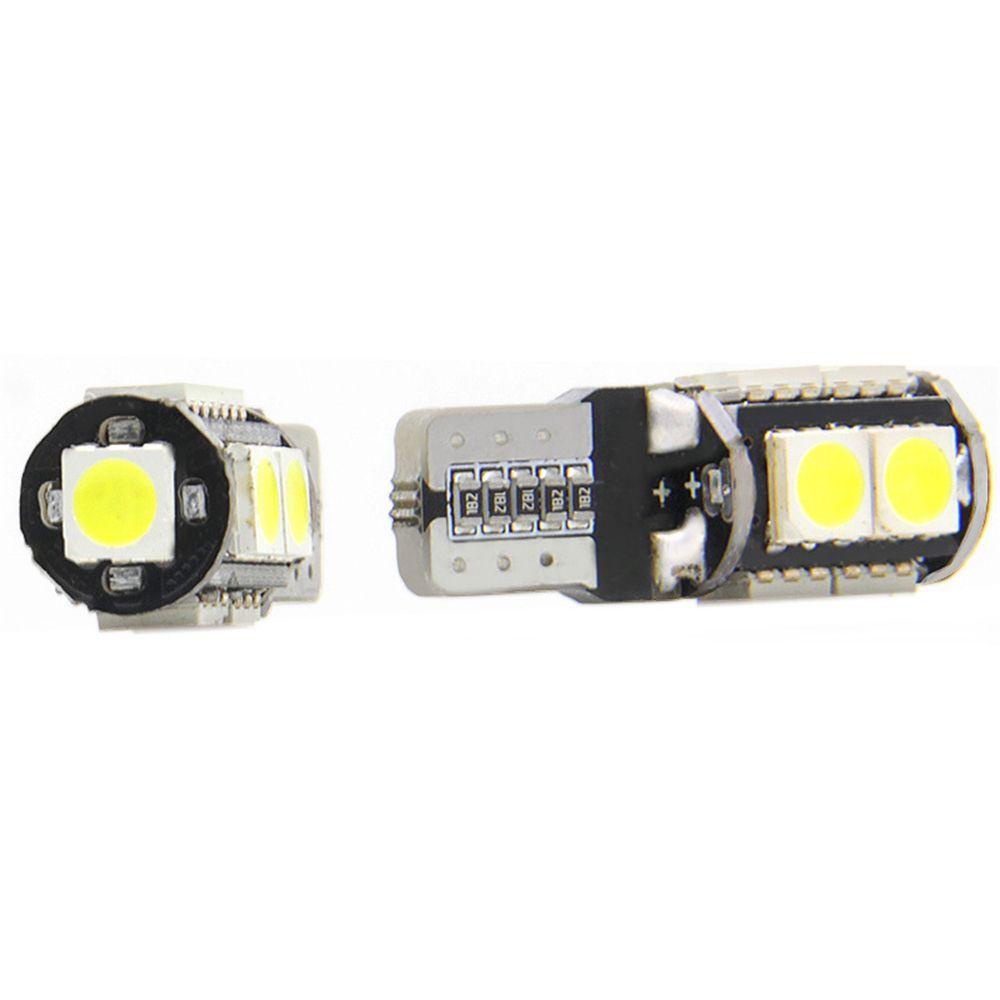 Populer 2Pcs Lampu Plat Lisensi Putih 2Pcs 12V LED 50509smd Dome Map