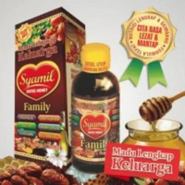 MADU SYAMIL FAMILY DATES HONEY 200ml - Syamil Keluarga