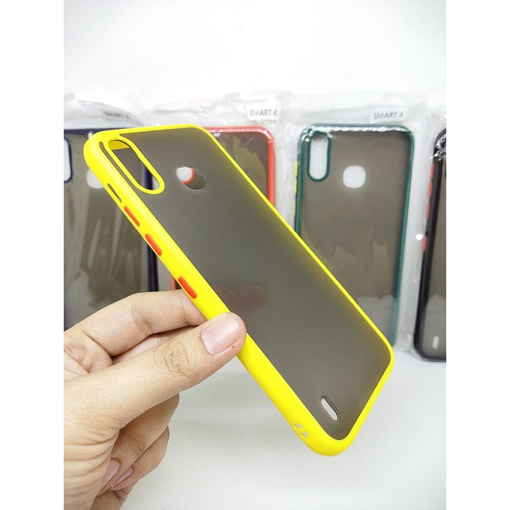 Bumper AERO CASE Infinix Smart 4 X653 6.6Inc Hardcase My Choice List Warna Matte