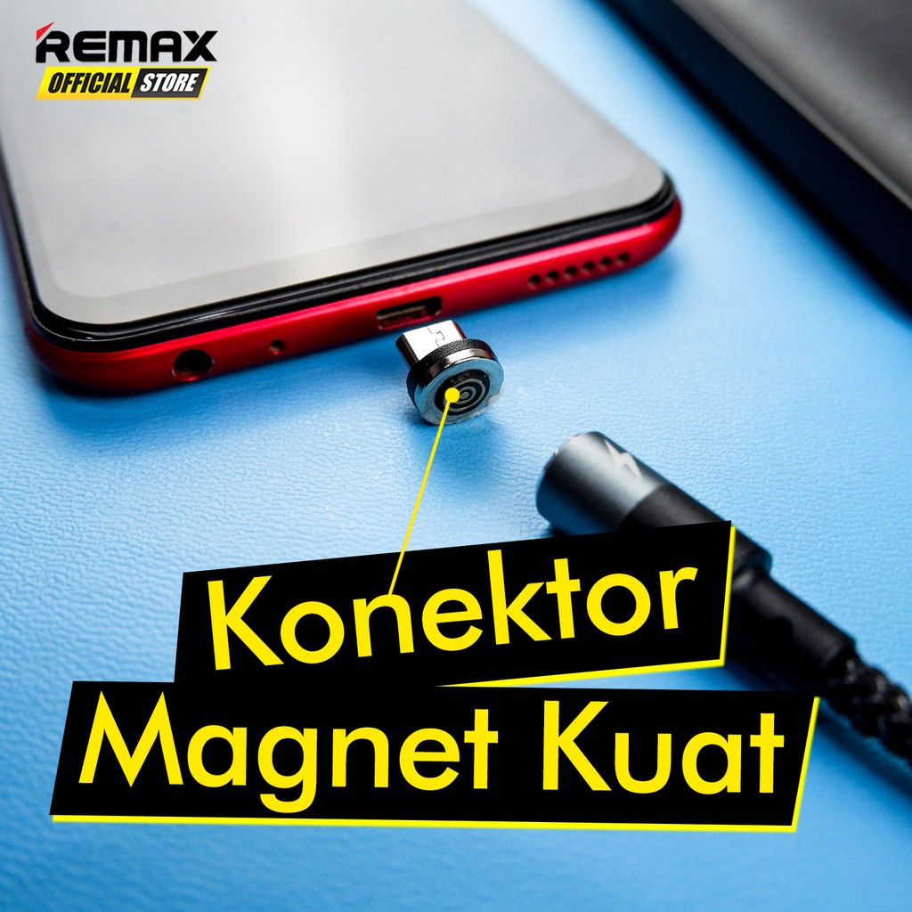 REMAX Zigie Kabel Data Charger Micro USB Magnet RC-102M