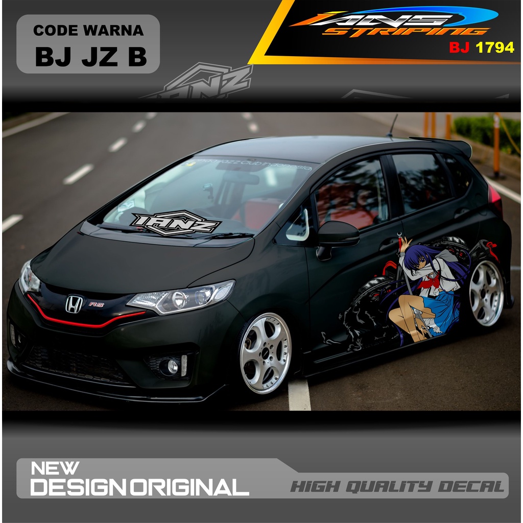 STIKER MOBIL HONDA JAZZ MOBIL AGYA AYLA AVANZA DLL / STIKER VARIASI MOBIL / DECAL STIKER MOBIL