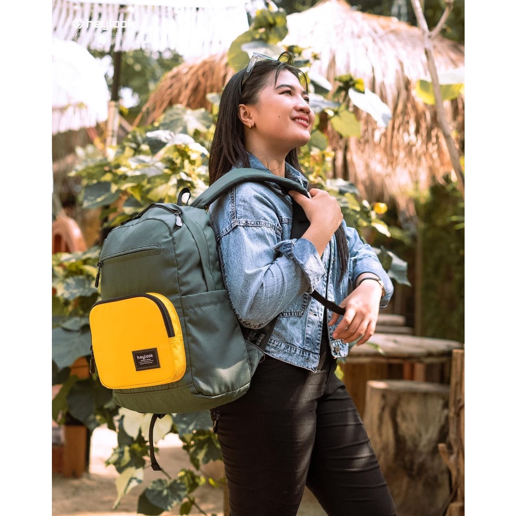 Tas Ransel Pria Wanita Kekinian Tas Laptop 13 14 15 inch Original Backpack Punggung Tas Ransel Pria Kerja Sekolah Kuliah Dilengkapi Slot Botol