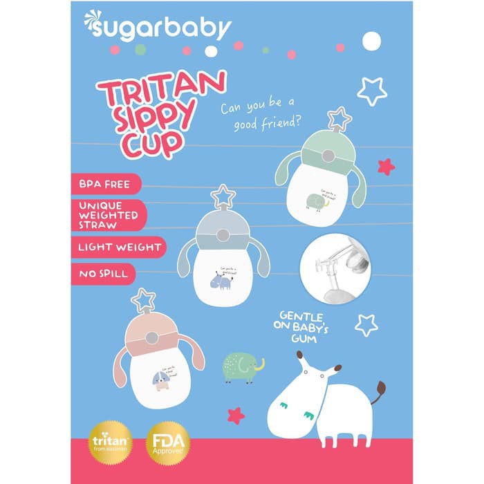 Sugar Baby Botol TRITAN Sippy Sugarbaby