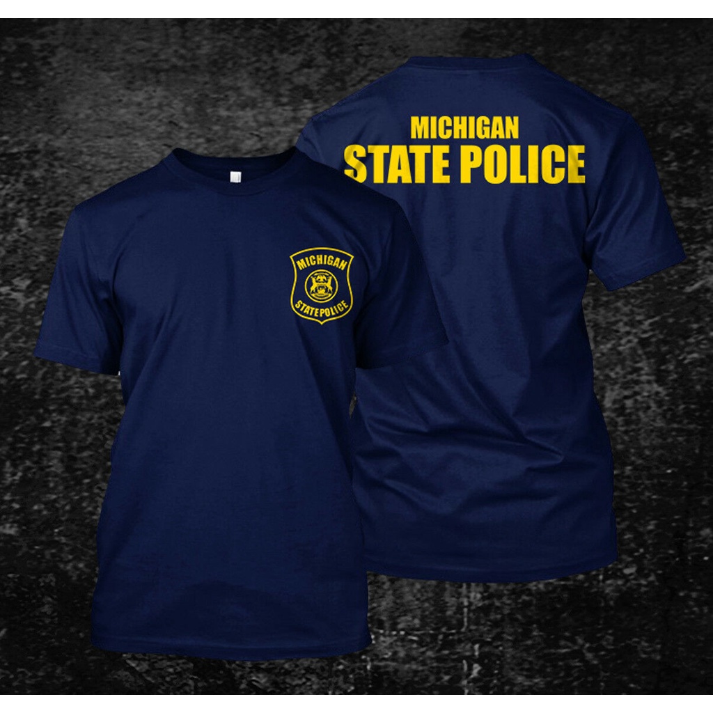 Kaos 2 Sisi Tshirt Michigan State Police