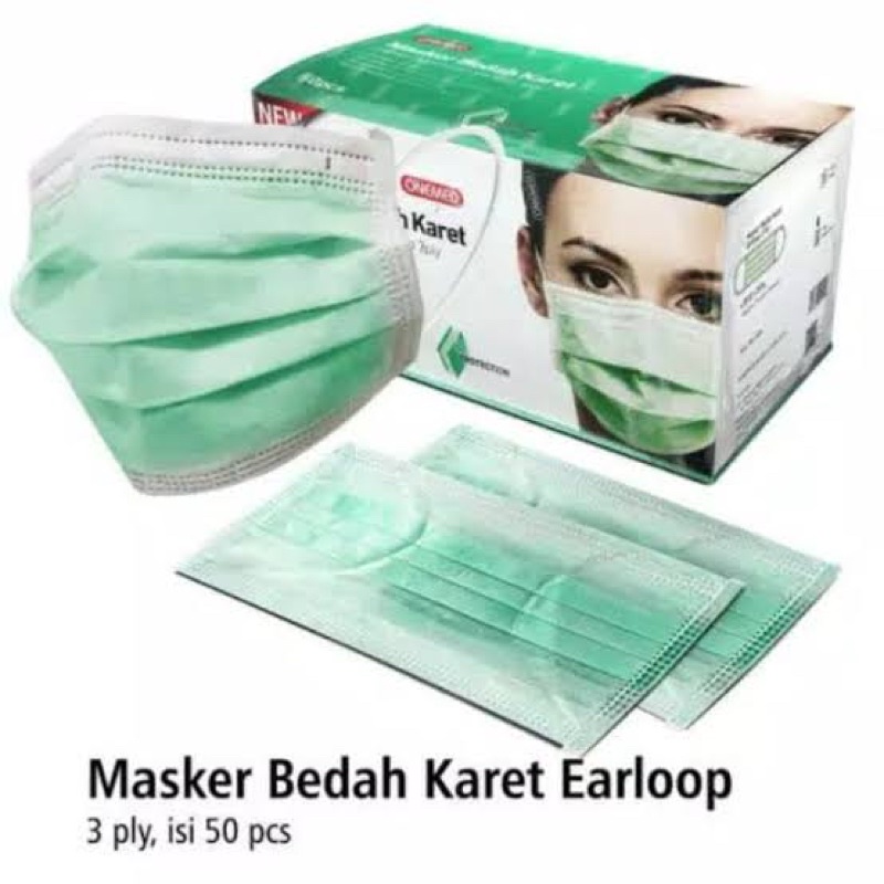 MASKER EARLOOP TELINGA ONEMED PER BoX isi 50