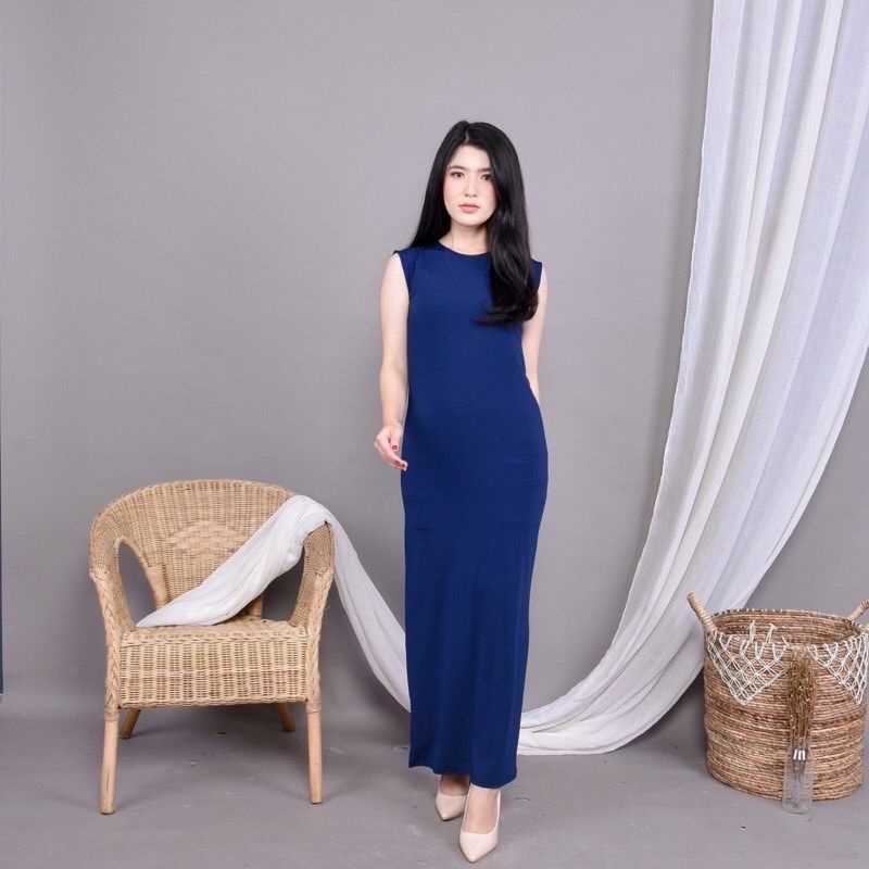 INNER DRESS RAJUT WANITA/ INNER DRESS DALEMAN WANITA HITS / DRESS TANPA LENGAN / INNER DRESS WANITA