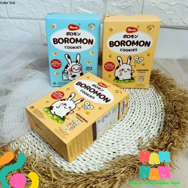 MONDE BOROMON COOKIES - BABY COOKIES FREE GLUTEN / SNACK BAYI 8M+ (20gr x 6)