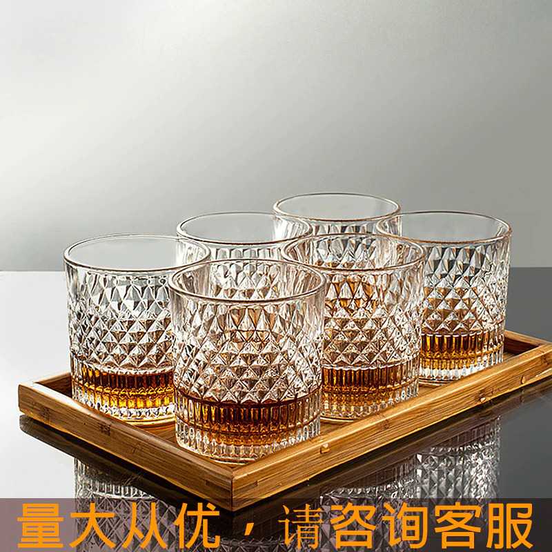 Gelas Cangkir Whisky Wine Glass Cup Sloki 335ML Minimalis Estetik Premium Transparant Desain Kaca Unik Berkualitas