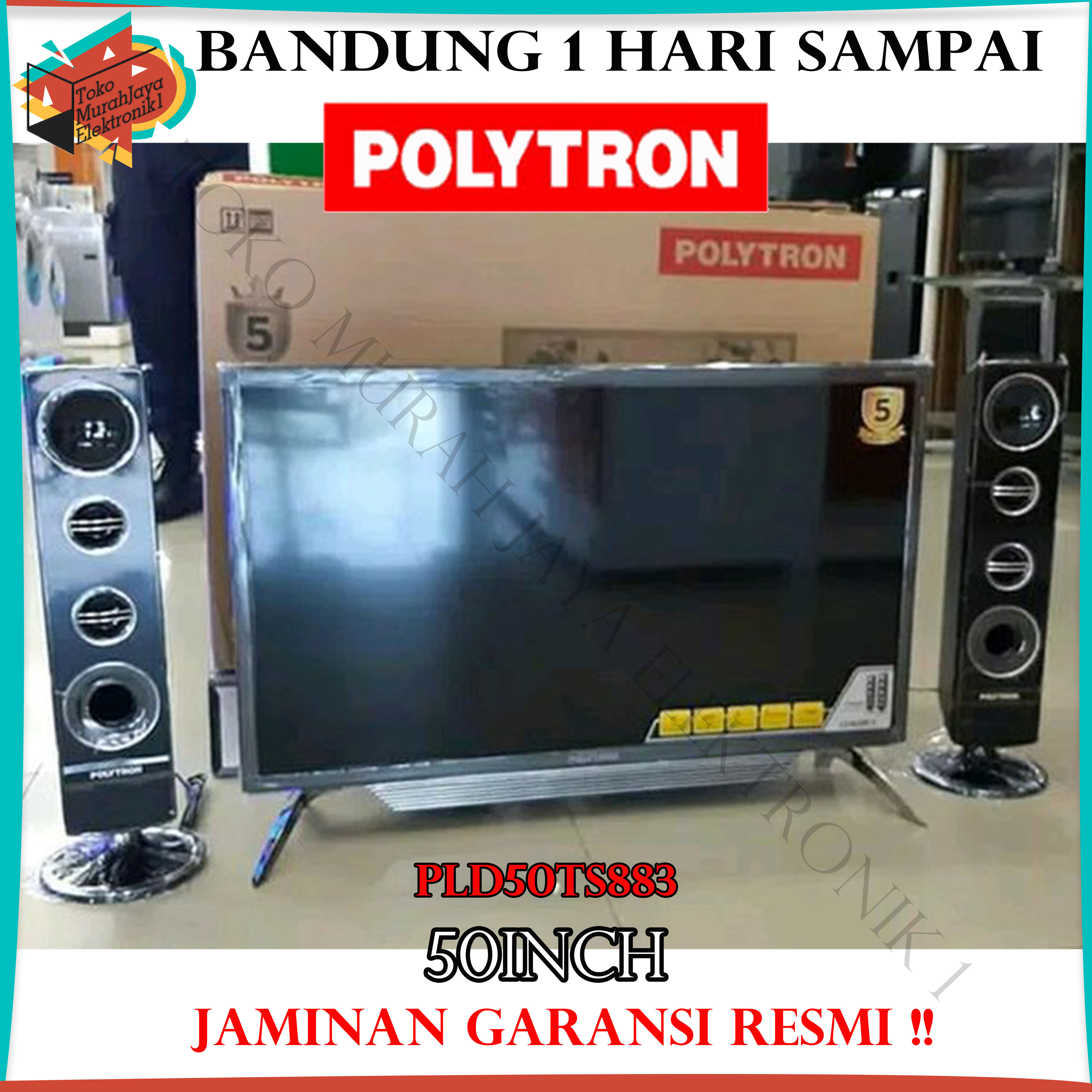 Tv Led 50 Inch Polytron Pld50ts883 Led Tv Cinemax Shopee Indonesia