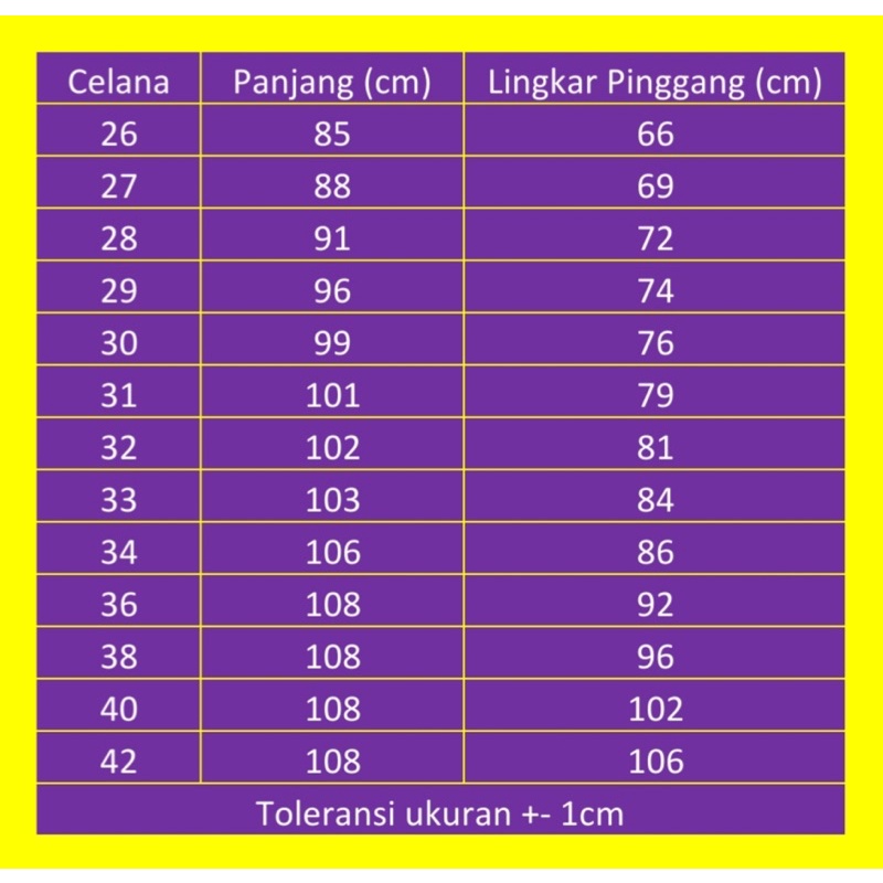 Celana Panjang Putih Seragam Sekolah FAJAR