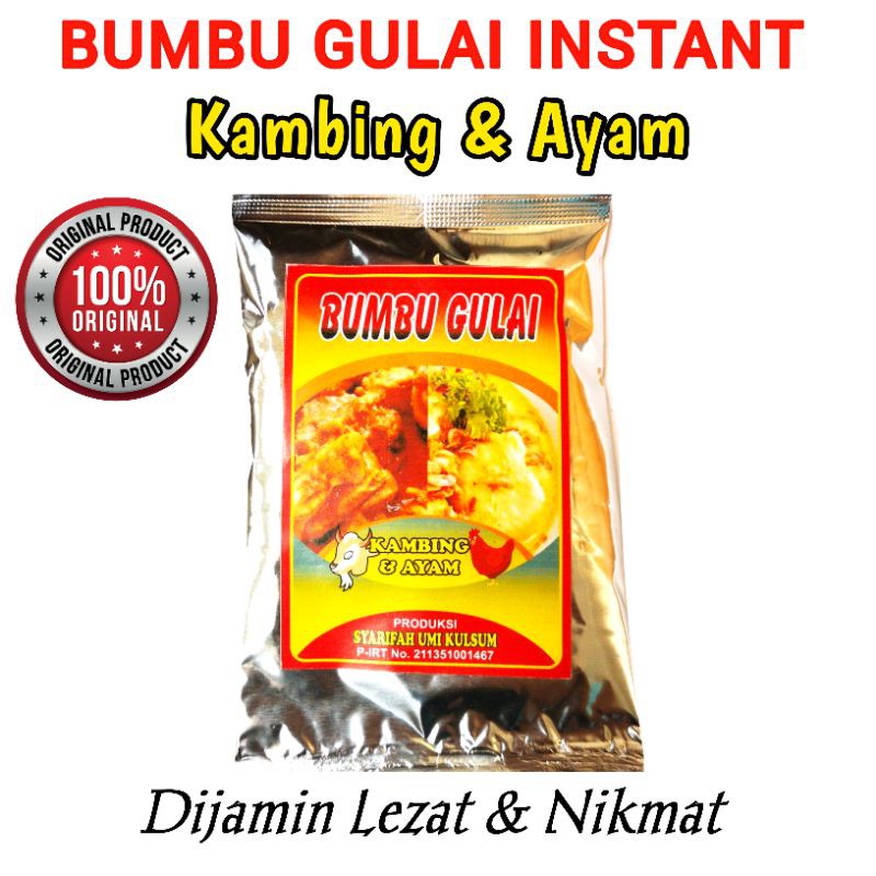 

Bumbu Gulai Instant Khas Arab Syarifah Umi Kalsum Gule Kambing & Ayam