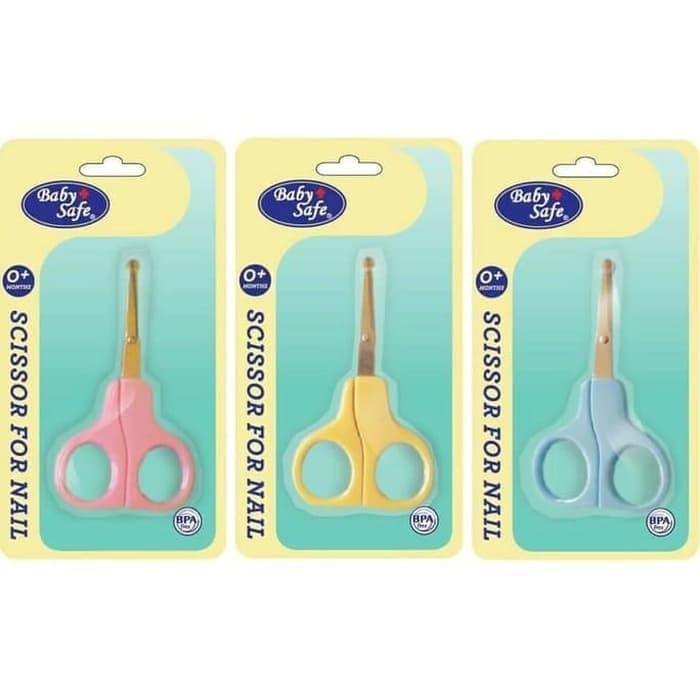 Baby Safe Gunting Kuku Bayi Scissor For Nail BD249-7