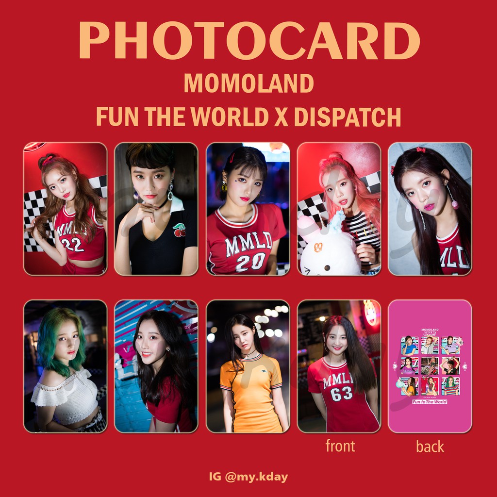 PC-0274, Unofficial Photocard Momoland Fun The World Naver x Dispatch 2 sisi