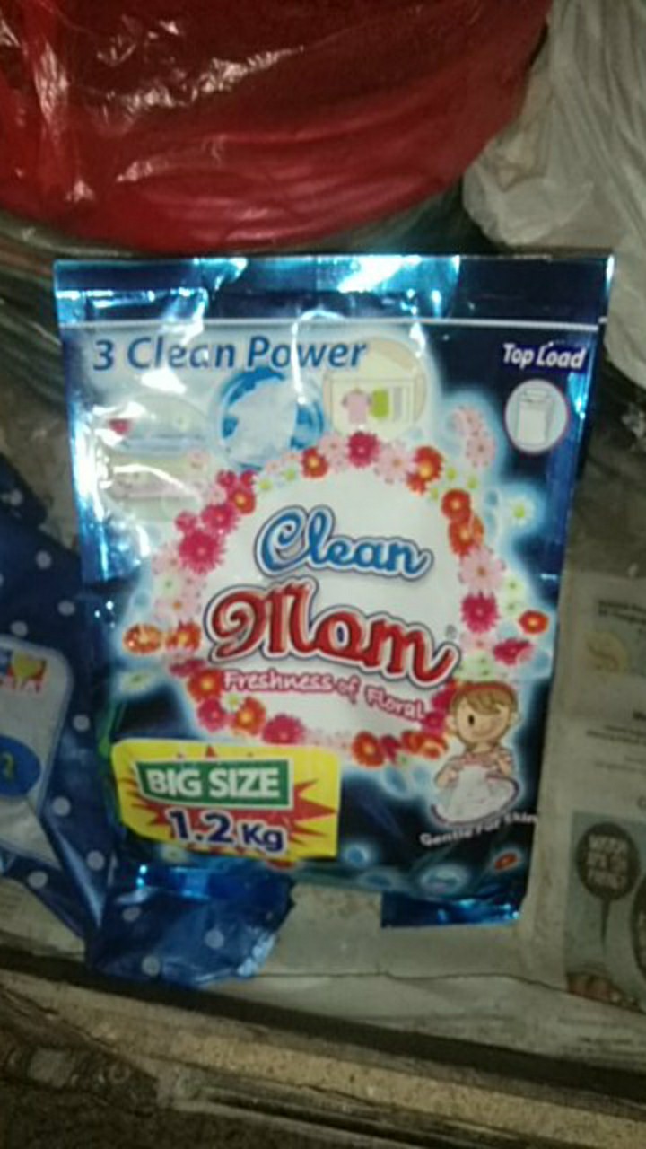 Clean Mom Deterjen Bubuk Powder 800gr + Free 400gr | Kualitas Jepang