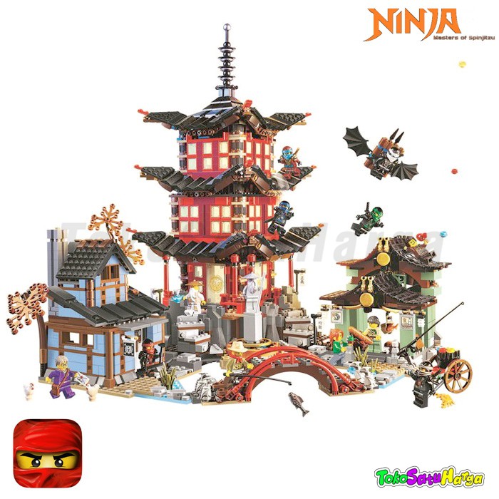 Brick Bela 10427 Ninjago Temple of Airjitsu Good Quality Block